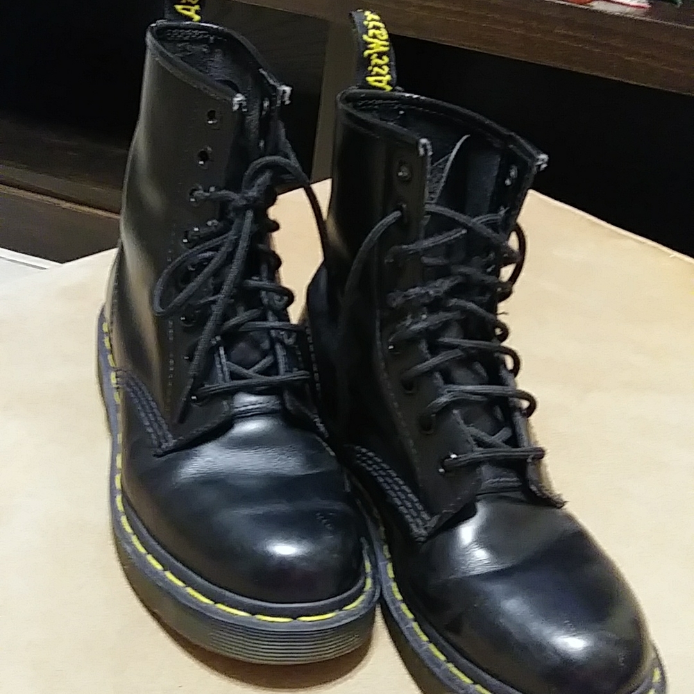 Dr. Marten black boots